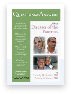 Questions and Answers about Diseases of the Pancreas book cover
